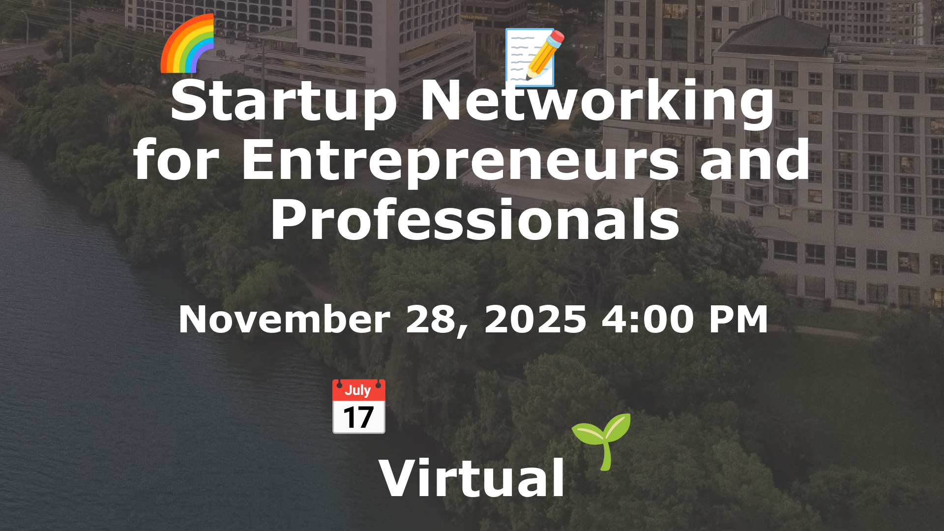 Startup Networking for Entrepreneurs and Professionals event image